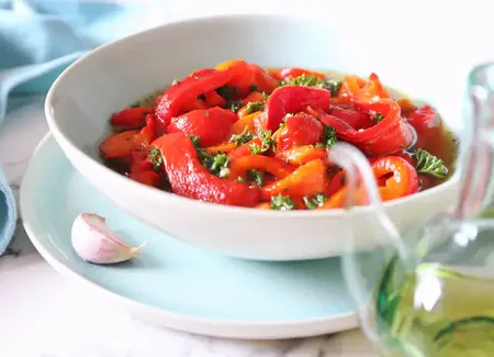 Légumes marinés à la catalane (escalivada)