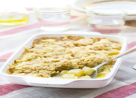 Crumble de courgettes