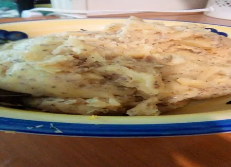 Purée de pommes de terre vegan (chia et beurre de cacahuètes)