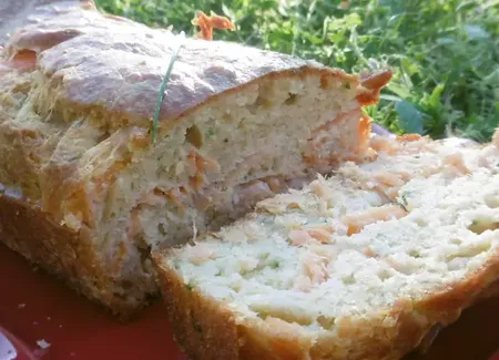 Cake à la truite fumée