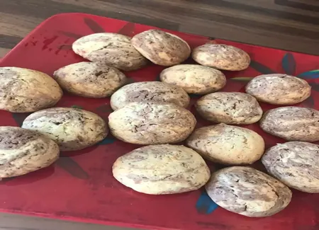 Petits sablés marbrés