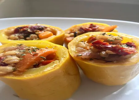 Courgettes en cannellonis d'été