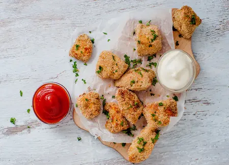Escalopes de poulet panées aux noisettes