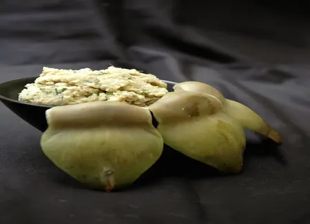 Verrines de crème d'artichauts