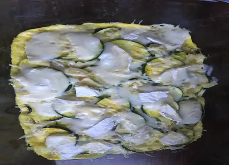 Gratin de courgettes et chèvre au micro-ondes