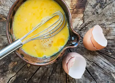 Omelette western avec des restes de chili