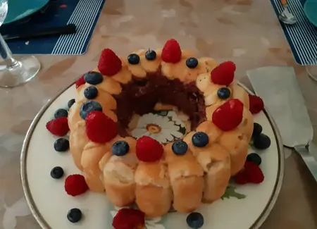 La charlotte choco fruit