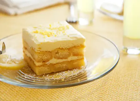 Tiramisu citron basilic