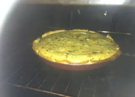 Quiche normande au livarot