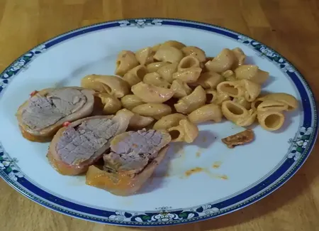 Rôti de veau basse température sauce chorizo