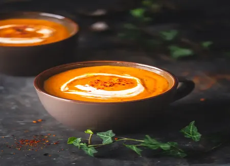 Soupe potiron coco gingembre