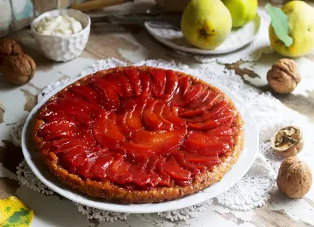 Tarte tatin aux coings