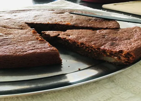 Gâteau moelleux ricotta, poires et chocolat