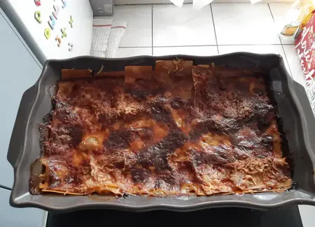 Lasagnes chèvre et thon