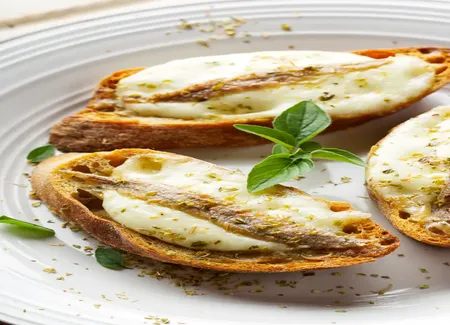 Toast d' anchois