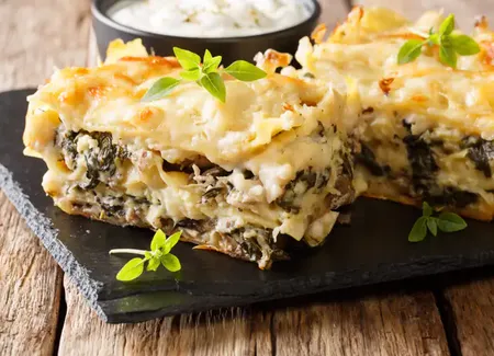 Lasagnes aux champignons