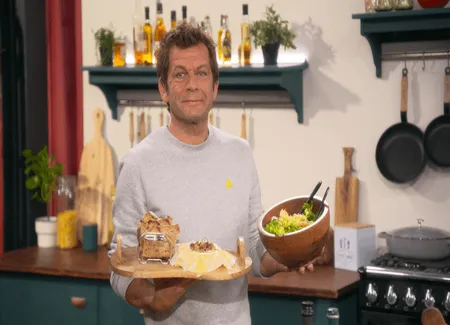 Camembert rôti, romarin et fruits secs par laurent mariotte