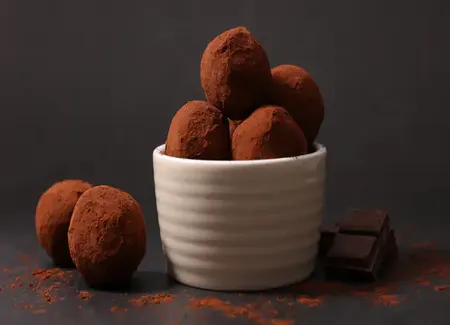 Truffes pralinées croustillantes