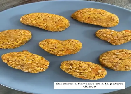 Biscuits à l’avoine et à la patate douce