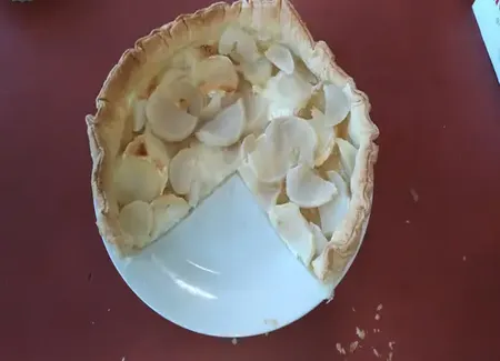 Tarte aux navets et au chèvre