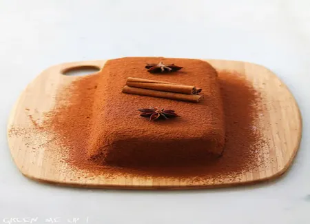 Bûche de noël à la cannelle et au pain d'épices