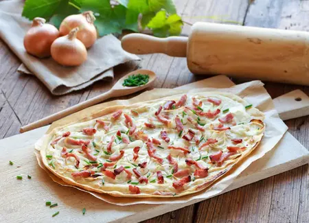 Tarte flambée (alsacienne)