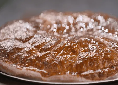 Galette des rois choco-noisette par laurent mariotte