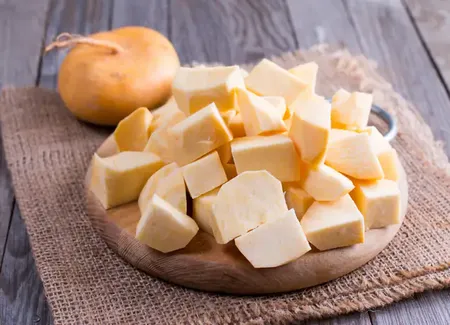 Dés de navets au beurre