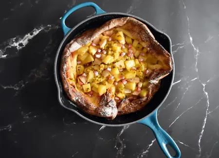 Dutch baby pancake aux fruits exotiques