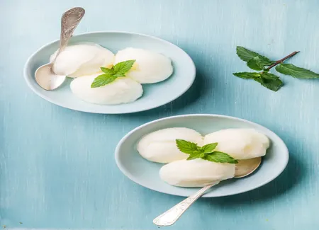 Glace au génépi