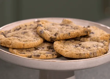 Cookies au coeur coulant choco-noisette par laurent mariotte
