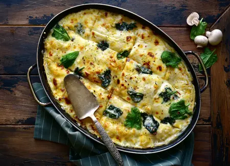 Lasagnes poulet - curry
