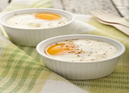 Oeufs cocottes à la crème