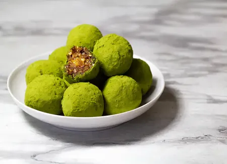 Energy balls au thé matcha