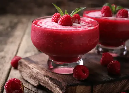 Crème à la framboise