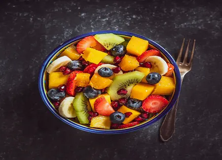 Salade de fruits frais et secs