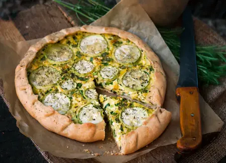 Courgettes au fromage de chèvre