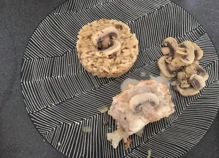 Lotte aux champignons