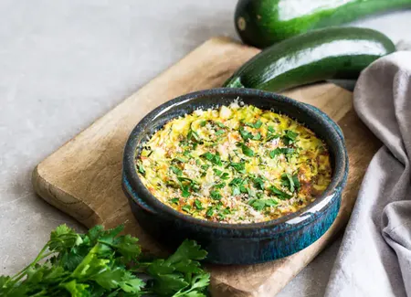 Flan de courgettes