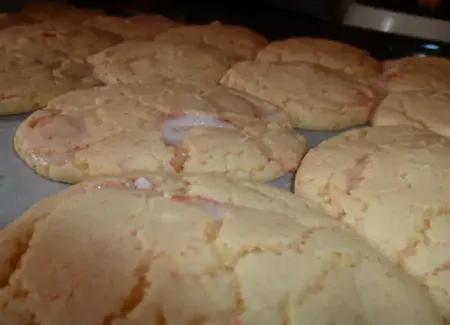 Cookies aux fraises tagada