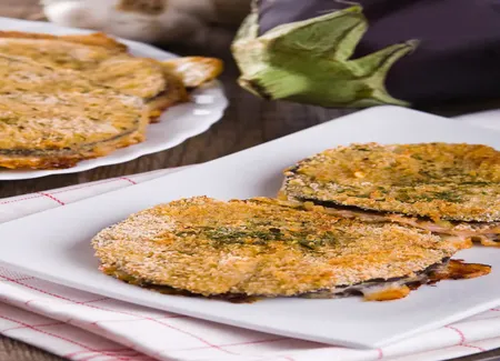 Aubergines panées (spécial enfant)