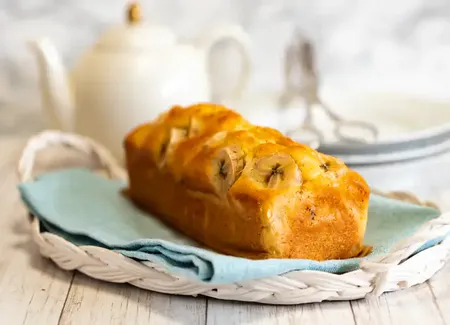Cake banane, poire et pomme