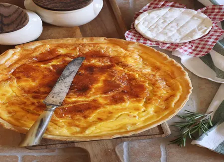 Tarte au camembert