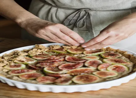 Tarte rustique aux figues