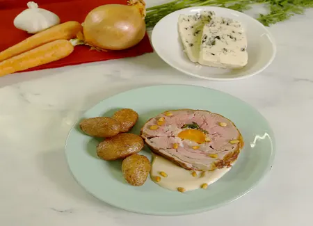 Carré filet désossé au beurre de roquefort