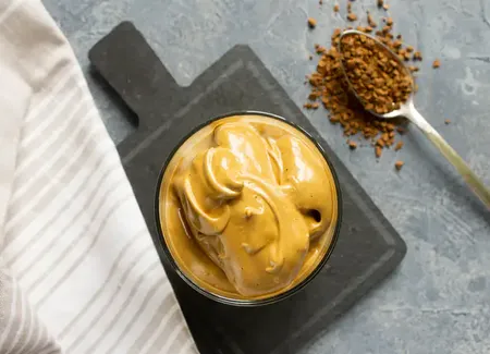 Crème au café au robot companion