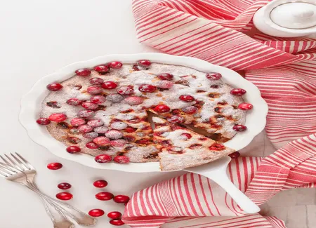 Gâteau aux cranberries