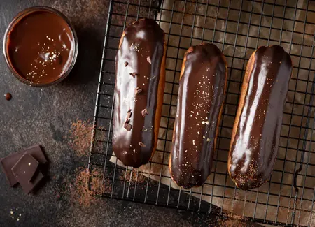 Glaçage pour éclairs au chocolat