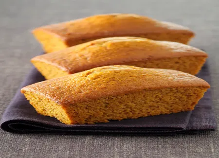 Financiers au lemon curd