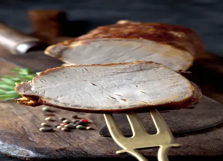Rôti de porc à l'ail des ours